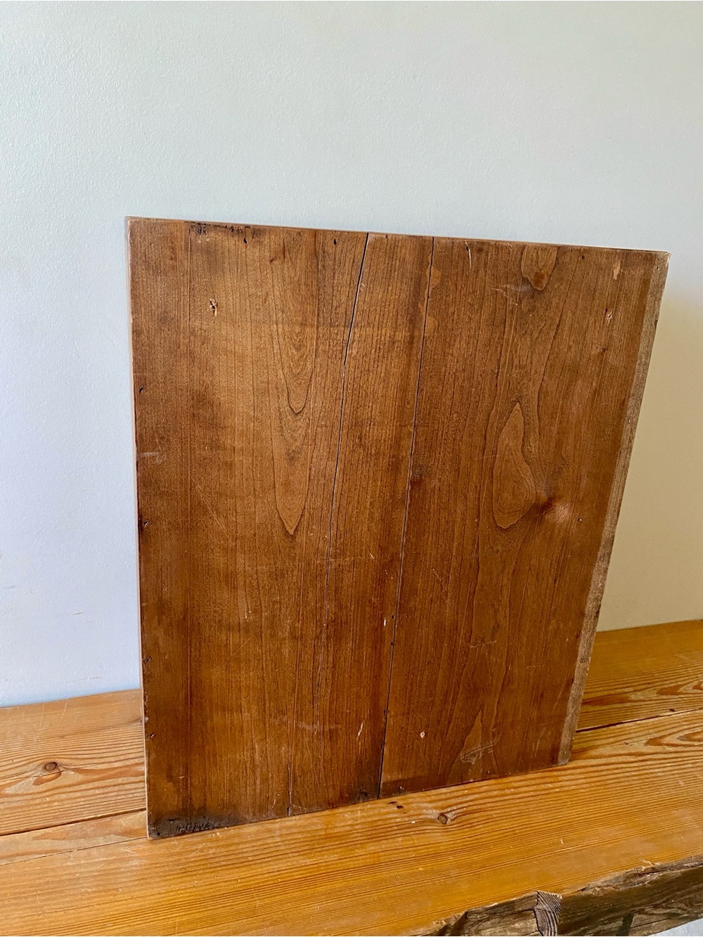 Primitive Wooden Drawer Wall Box Trinket Shelf - Picture 4 of 7